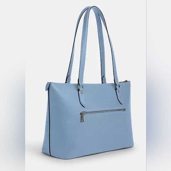 Coach NWT Gallery Tote Color is Gunmetal/Cornflower - Picture 8 of 11